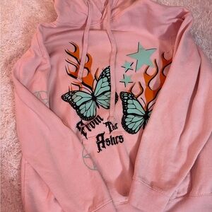 Fashion Nova Pink Graphic Hoodie